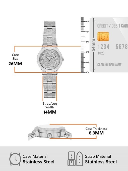 Michael Kors Billie Silver Watch MK7555