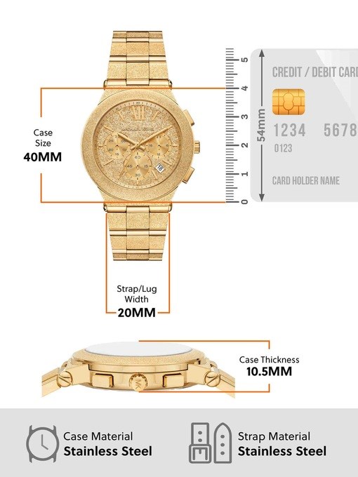 Michael Kors Billie Gold Watch MK7556