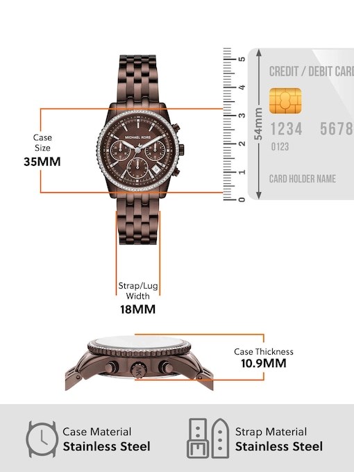 Michael Kors Bryant Brown Watch MK7559