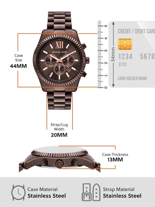 Michael Kors Lexington Brown Watch MK9224