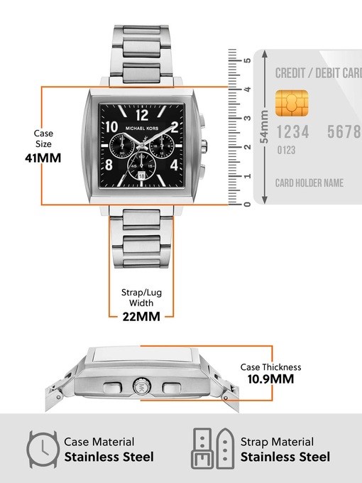 Michael Kors Rhys Silver Watch MK9230