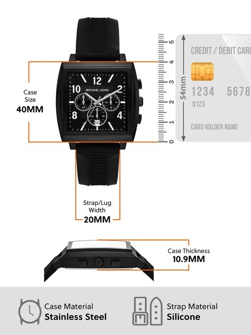 Michael Kors Rhys Black Watch MK9233