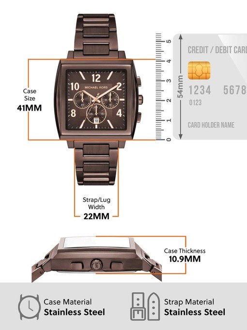 Michael Kors Rhys Brown Watch MK9234