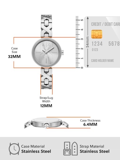 Armani Exchange Silver Watch AX5830