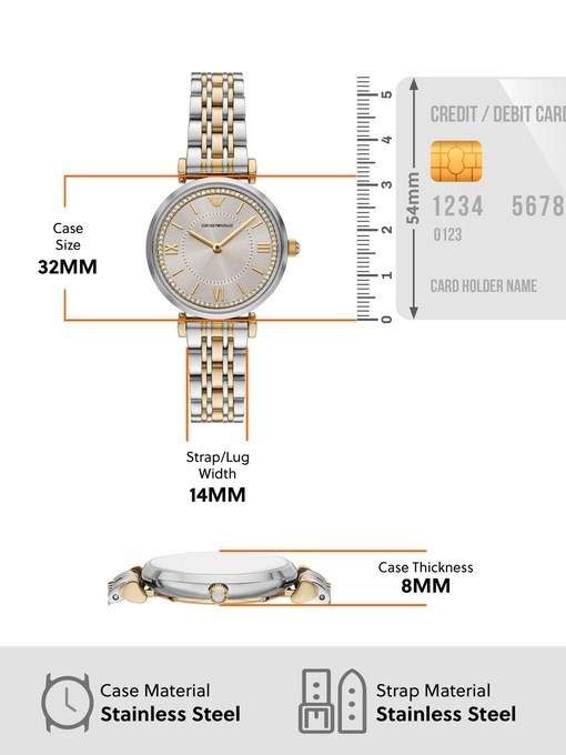 Emporio Armani Two-tone Watch AR11702