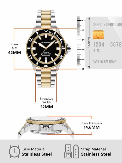 Emporio Armani Two-tone Watch AR60089