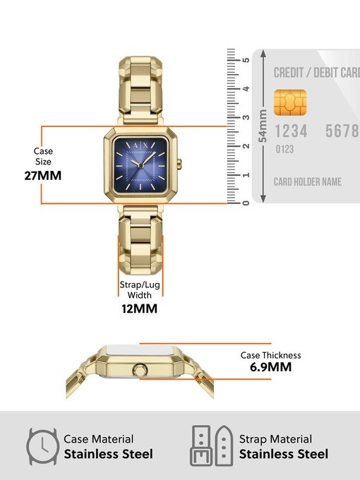 Armani Exchange Gold Watch AX5735