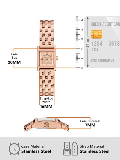 Michael Kors Georgie Rose Gold Watch MK4932