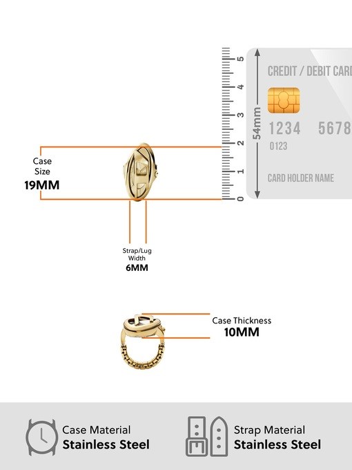 Diesel D-Era Gold Watch DZ5626