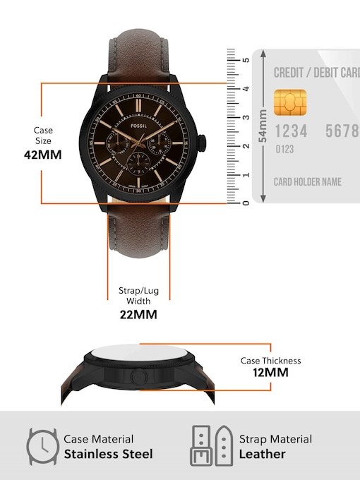 Fossil Pearson Brown Watch FS6138