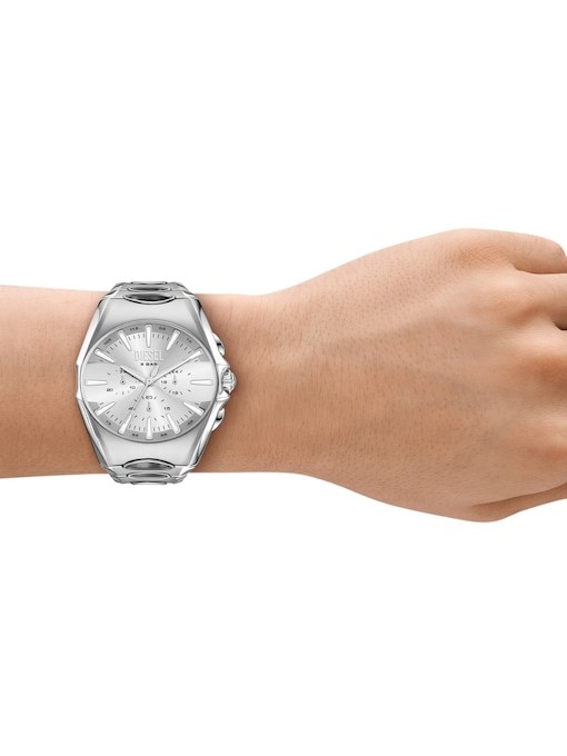 Diesel D-Curve Silver Watch DZ4694