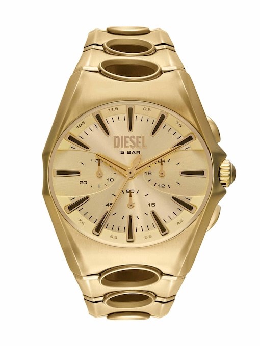 Diesel D-Curve Gold Watch DZ4695
