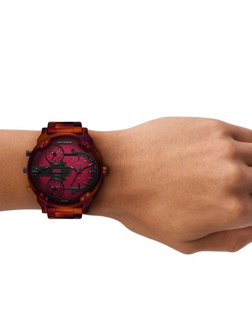 Diesel Mr. Daddy Slim Red Watch DZ7491
