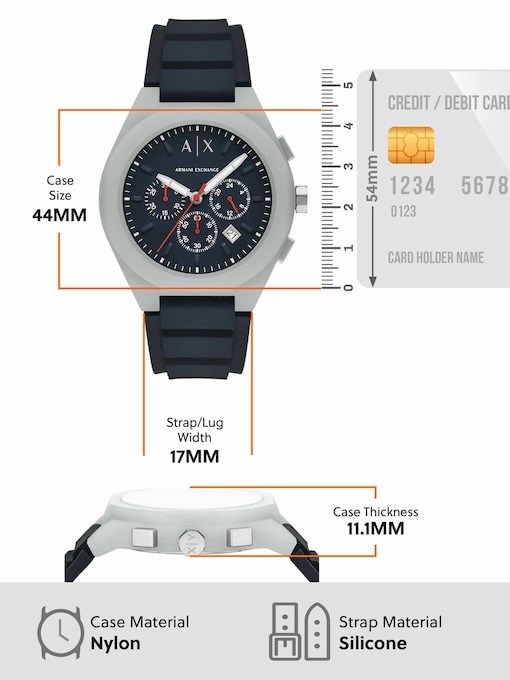 Armani Exchange Blue Watch AX4172