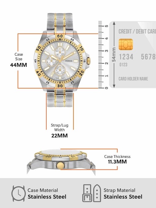 Fossil Garrett Two-tone Watch FS6148