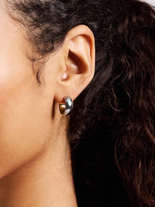 Fossil Ellis Two-Tone Earring JF04899998