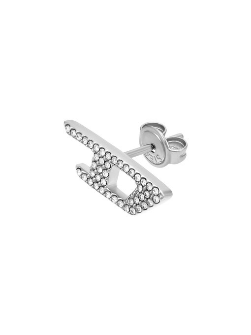 Diesel D Logo Silver Earring DX1630040