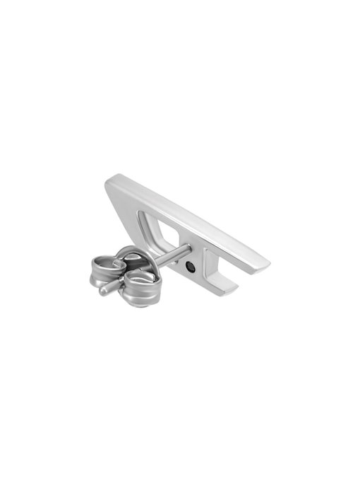 Diesel D Logo Silver Earring DX1630040