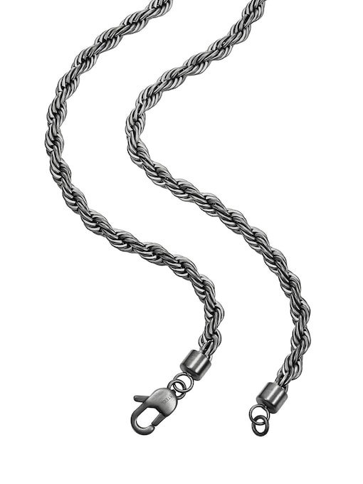 Armani Exchange Gunmetal Necklace AXG0163060