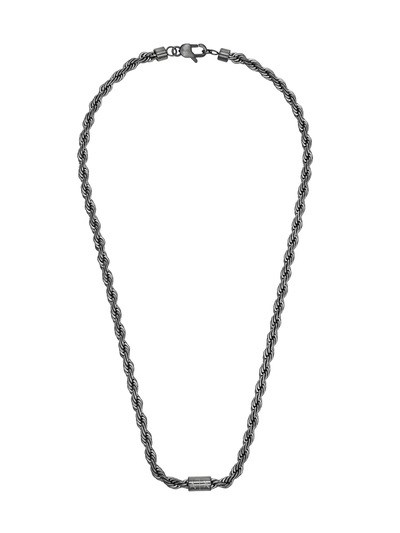 Armani Exchange Gunmetal Necklace AXG0163060