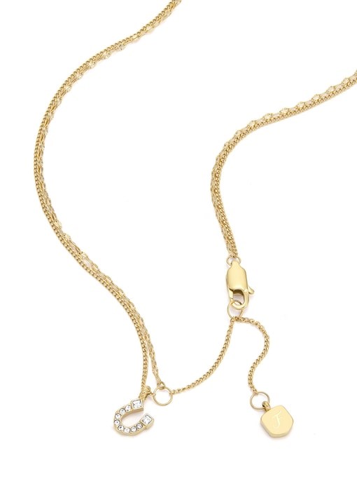 Fossil Sutton Gold Necklace JF04906710