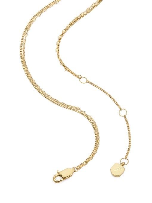 Fossil Sutton Gold Necklace JF04906710