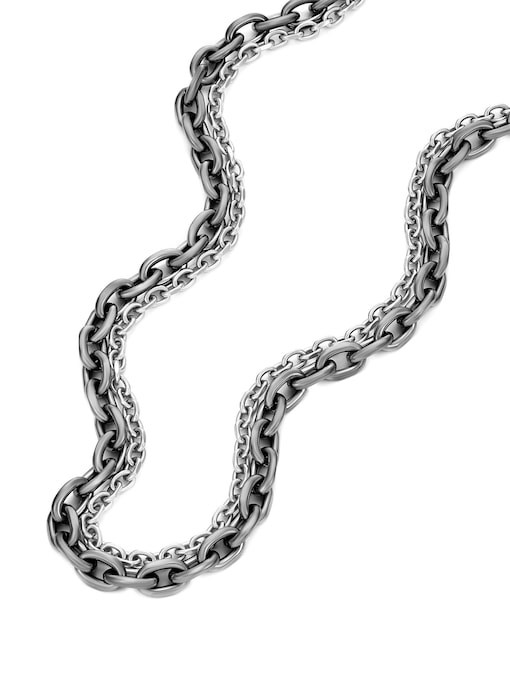 Armani Exchange Gunmetal Necklace AXG0159060