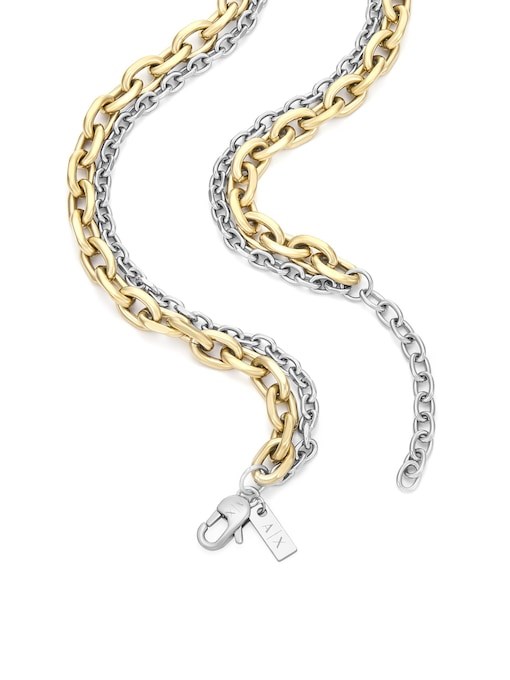 Armani Exchange Gold Necklace AXG0160710