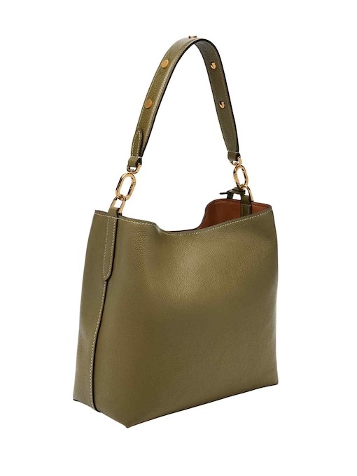 Fossil Jessie Green Bucket Shoulder Bag ZB11003316
