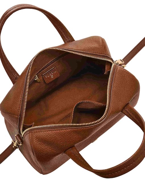 Fossil Lainey Brown Satchel ZB11168200