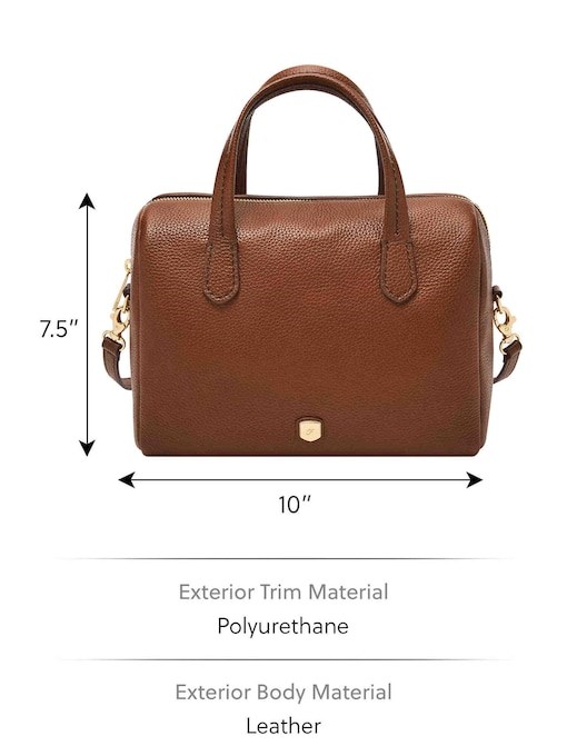 Fossil Lainey Brown Satchel ZB11168200