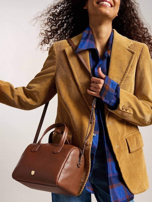 Fossil Lainey Brown Satchel ZB11168200