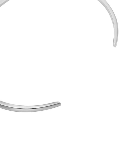 Diesel Oval D Logo Silver Bracelet DX1621040