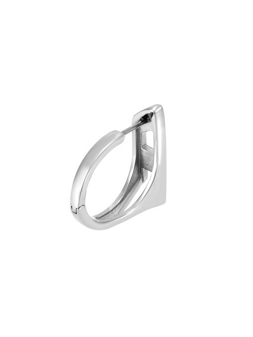 Diesel D Logo Silver Earring DX1628040 Diesel D Logo Silver Earring DX1628040