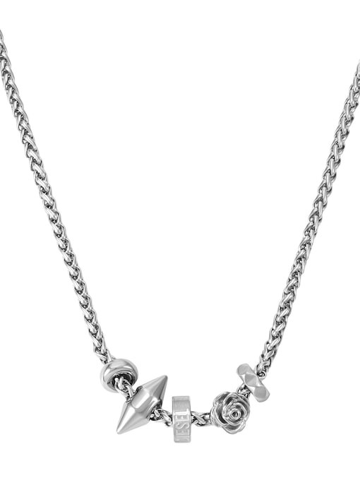 Diesel  Silver Necklace DX1623040