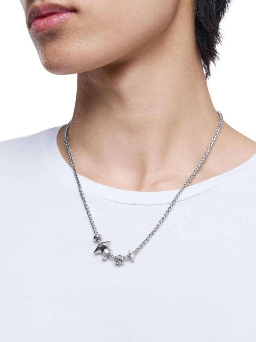 Diesel  Silver Necklace DX1623040