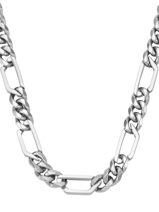 Diesel D Logo Silver Necklace DX1626040