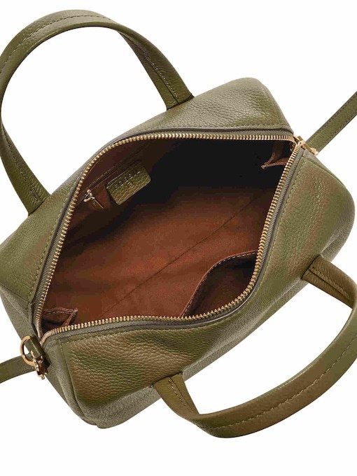 Fossil Lainey Green Satchel ZB11168316