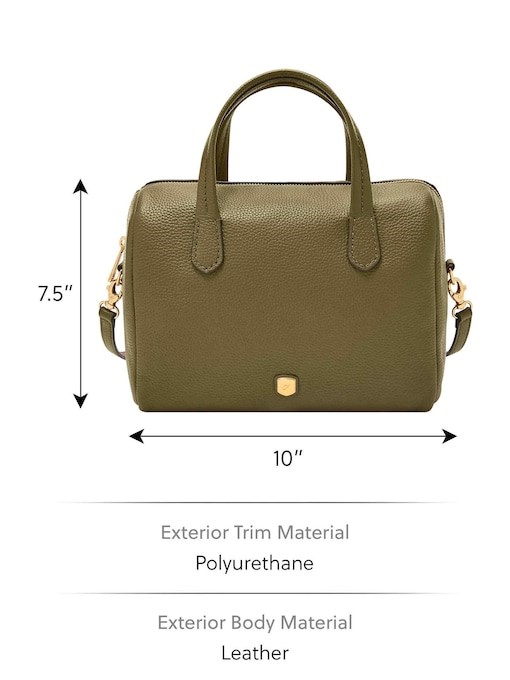 Fossil Lainey Green Satchel ZB11168316