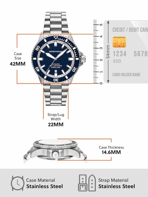 Emporio Armani Silver Watch AR60087