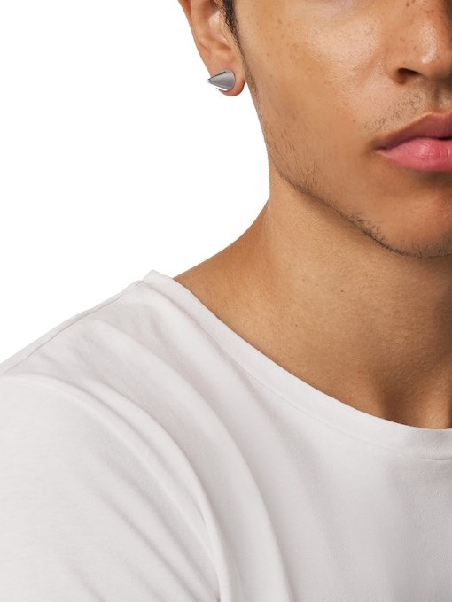 Diesel Diesel Font Silver Earring DX1640040