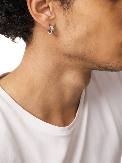 Diesel Diesel Font Silver Earring DX1639040