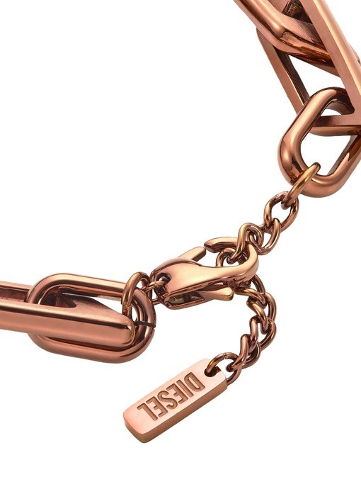 Diesel D Logo Brown Bracelet DX1645200