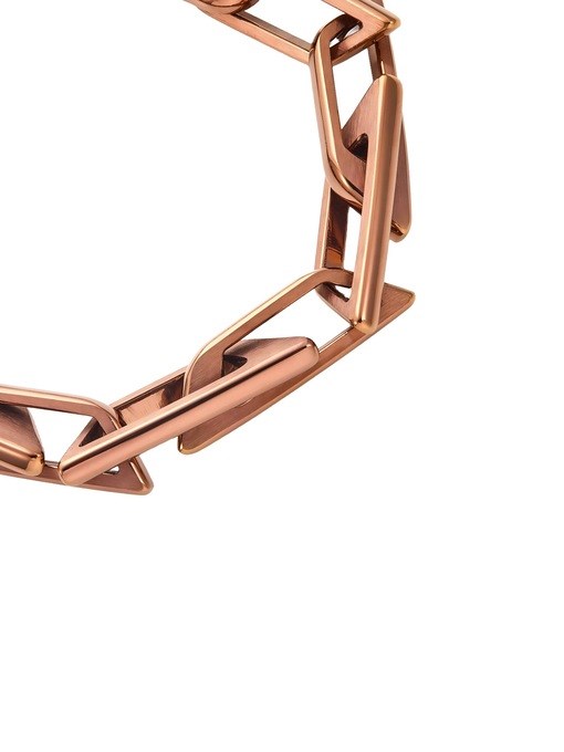 Diesel D Logo Brown Bracelet DX1645200