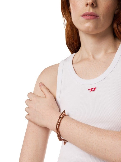 Diesel D Logo Brown Bracelet DX1645200