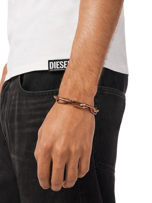 Diesel D Logo Brown Bracelet DX1645200