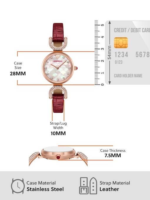 Emporio Armani Burgundy Watch AR11737 Emporio Armani Burgundy Watch AR11737