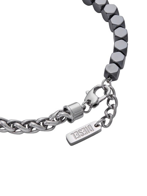 Diesel Diesel Font Silver Bracelet DX1647931