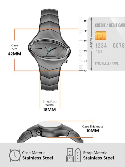 Diesel D-Rush Gunmetal Watch DZ2229 Diesel D-Rush Gunmetal Watch DZ2229