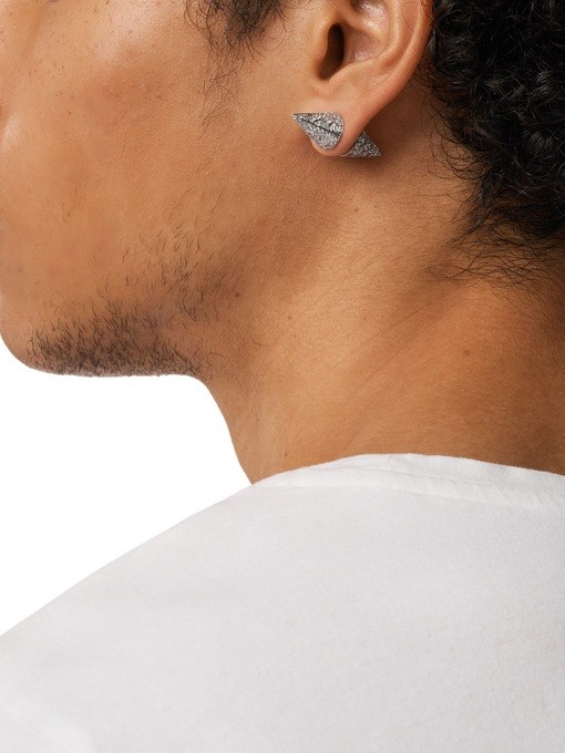 Diesel Runway Silver Earring DX1658040 Diesel Runway Silver Earring DX1658040